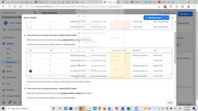 Revindex: Configuration of FB Features & Errors 1.6.22