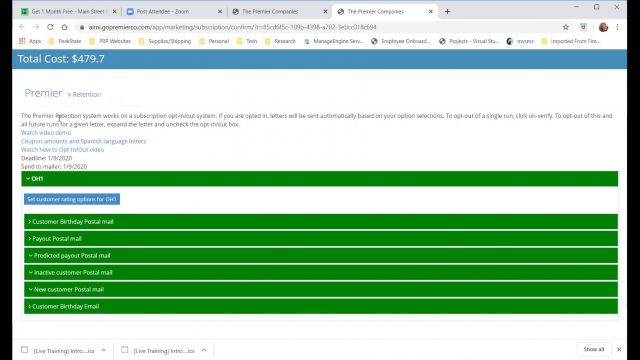 Revindex Meeting w/ Nancy: Bday Portal Errors..
